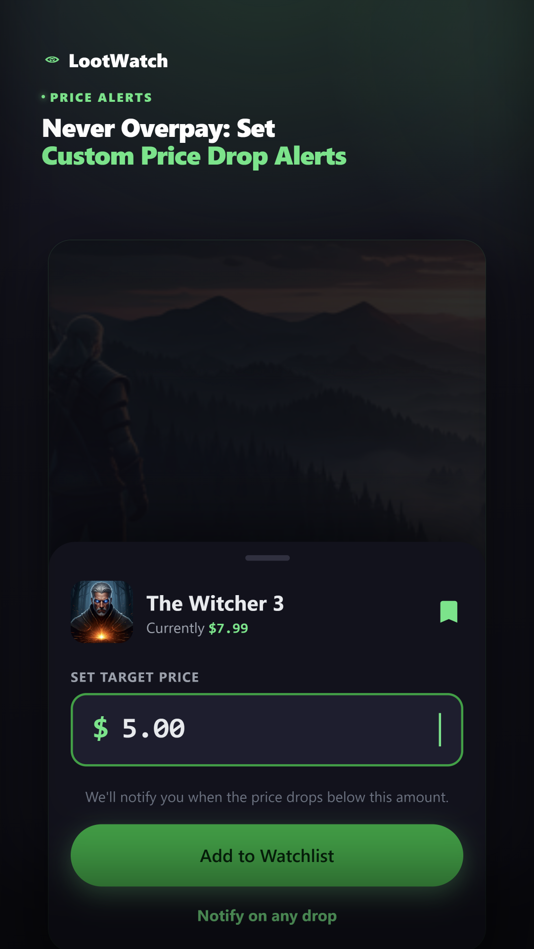 Price alerts