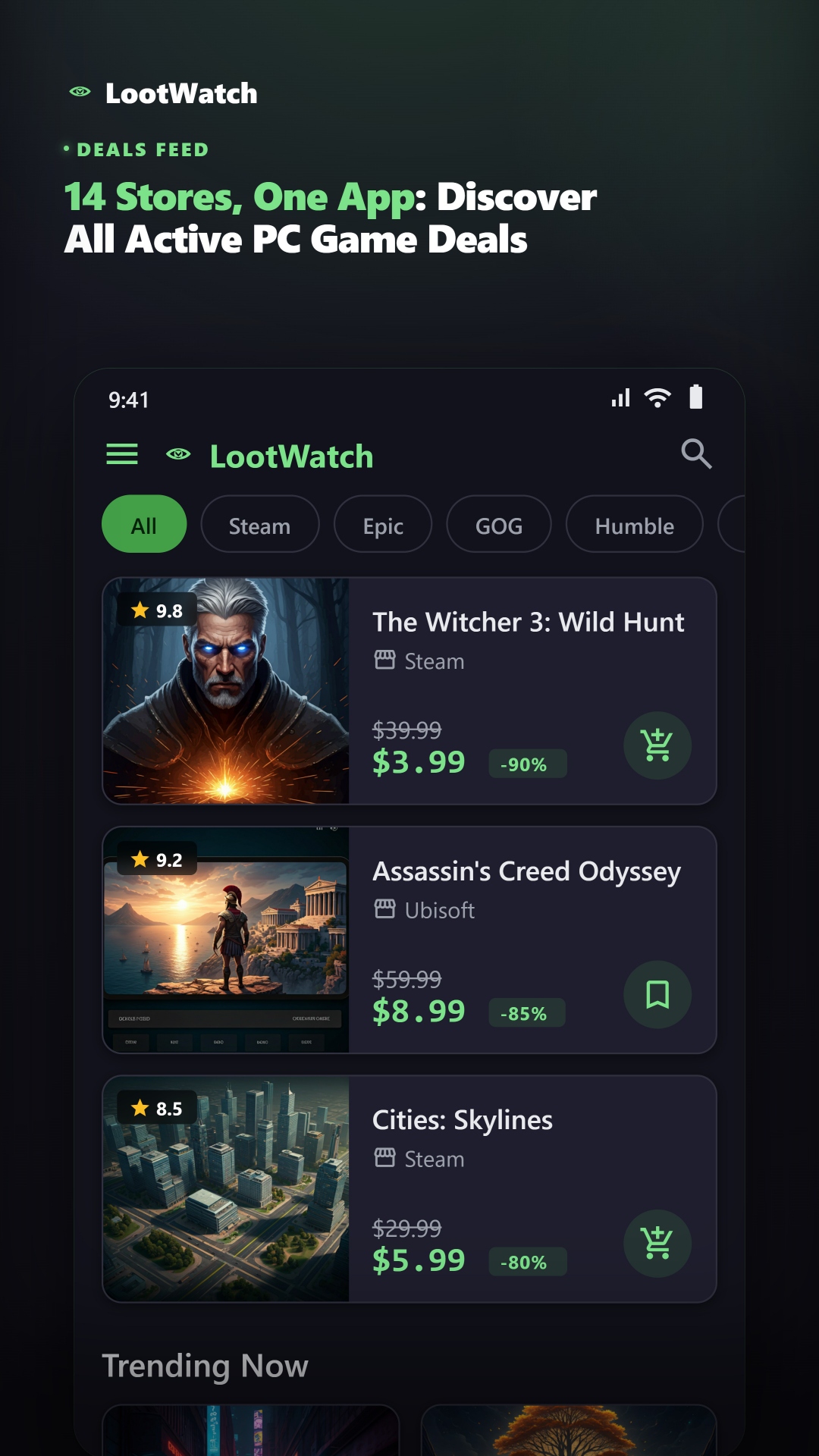 Lootwatch deals feed
